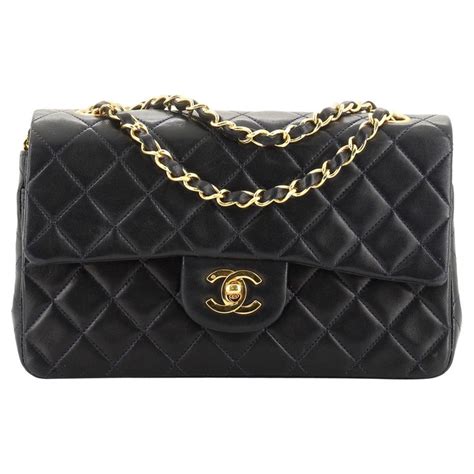 chanel lambskin chevron quilted small double flap white|chanel lambskin handbags.